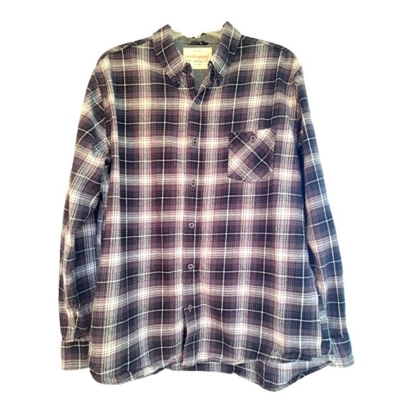 Weatherproof Other - Weatherproof Vintage Flannel 100% Cotton Plaid Button Down Men's size XL Black
